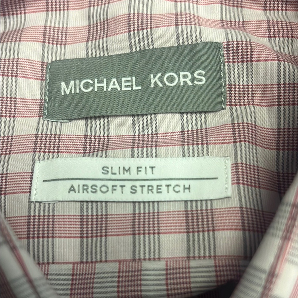Michael Kors Red Casual Button Down Shirt